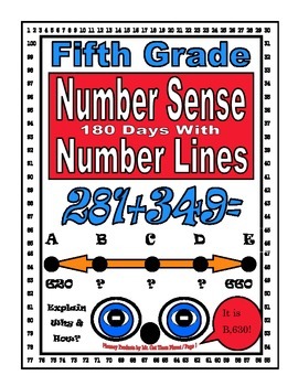 Preview of Math Number Sense Challenge Activity Game Gifted Fifth Grade