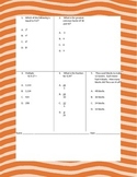 Fifth Grade Math Review Worksheets Packet - Volume 7