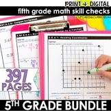 5th Grade Math Worksheets for Fractions, Geometry, Measure