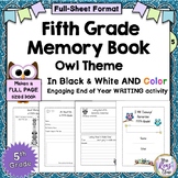 5th Grade Memory Book - Fifth Grade End of Year Memory Boo