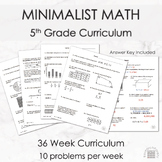 Fifth Grade Minimalist Math Curriculum
