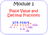 Fifth Grade Module 1 (Compatible w/ Eureka Math)
