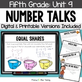 Fifth Grade Number Talks Unit 9 for Building Number Sense 