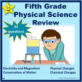 Physical Science Review, Fifth Grade Distance Learning