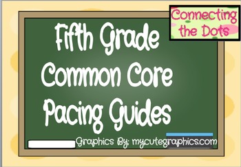 Preview of Common Core Planning Guide (5th Grade)