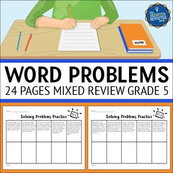 5th grade mixed operations word problems worksheets by the brighter rewriter