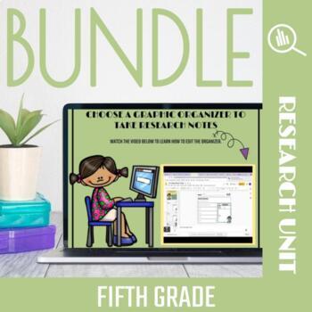 Preview of FIFTH GRADE RESEARCH SKILLS: BUNDLE