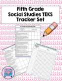 Fifth Grade Social Studies TEKS Tracker Set