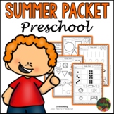 Preschool Summer Packet (Pre K Summer Review, Homework and