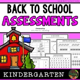 Kindergarten Back to School Assessments (Kindergarten Begi