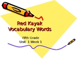 5th Grade Vocabulary Pearson Reading Street Unit 1 Week 1 