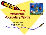 5th Grade Vocabulary Pearson Reading Street Unit 4 Week 1 