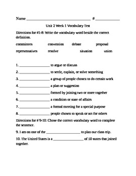 5th grade vocab worksheets