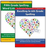 Fifth and Sixth Grade Spelling Words & Activities