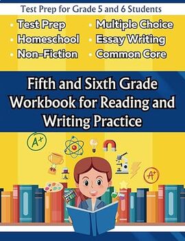 Preview of Fifth and Sixth Grade Workbook for Reading and Writing Practice