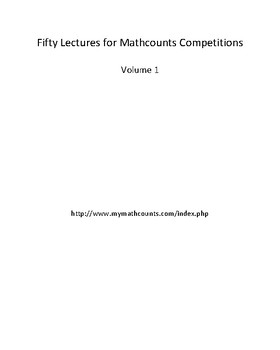 Preview of Fifty Lectures for Mathcounts Competitions Volume 1