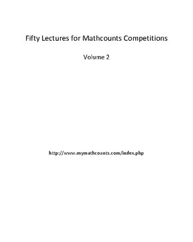 Preview of Fifty Lectures for Mathcounts Competitions Volume 2
