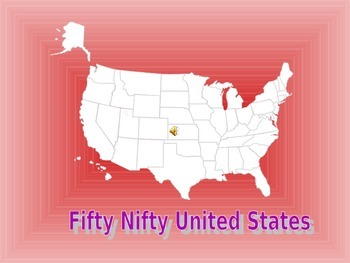 Preview of Fifty Nifty United States Sing Along Powerpoint