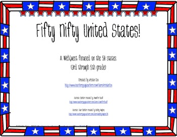 Fifty Nifty United States Worksheets Teaching Resources Tpt