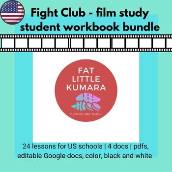 Preview of Fight Club Film Study | Student Workbook Bundle | US format