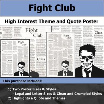fight club poster quotes