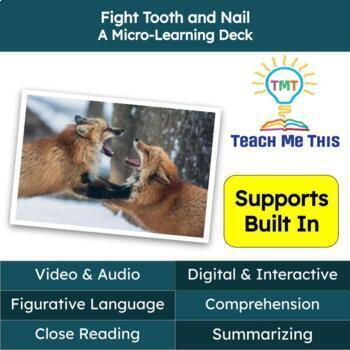 Fight Tooth and Nail - English Idioms & Slang Dictionary