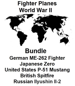 Preview of Fighter Planes of World War II (5 PDF Assignments)