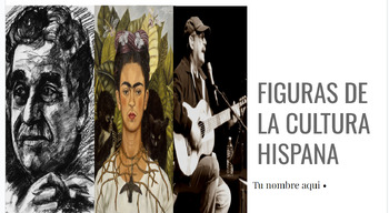 Preview of Figura hispana - Mes de la hispanidad - Hispanic heritage month - Project