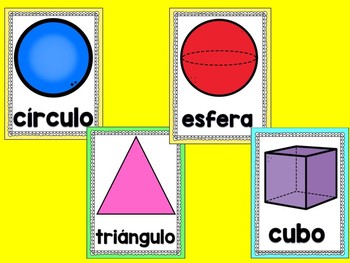 Figuras 2D y 3D by Bilingues | TPT