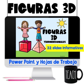 Preview of Figuras 3D - Power Point - Figuras Tridimensionales - Spanish Worksheets