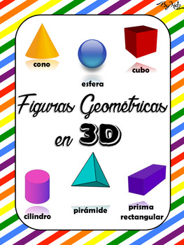 Figuras Geométricas en 3D by Brenda Hernandez | TPT