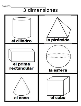 Preview of Figuras Sólidas- Figuras de 3 dimensiones