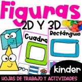 Figuras geométricas - Shapes in Spanish 2D and 3D