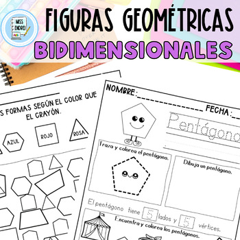 Preview of Las figuras geometricas | 2D Shapes in Spanish