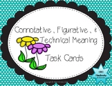 Connotative, Figurative, & Technical Meaning-Task Cards