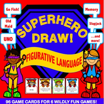 Preview of Figurative Language Review Games Sort 3rd 4th Grade Figurative Language Practice