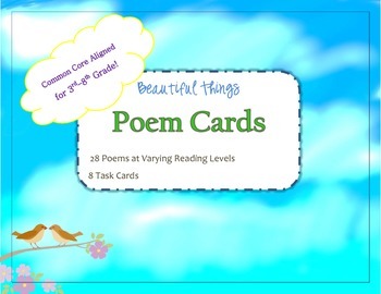 Preview of Poem and Task Cards
