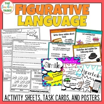 Preview of Figurative Language Activities | Figurative Language Worksheets