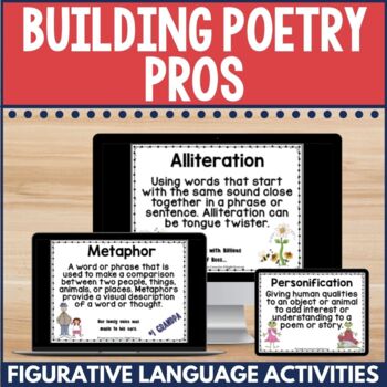 Preview of Figurative Language Activities, Figurative Language Organizers, Anchor Charts