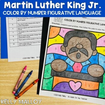 Preview of Black History Month Coloring Pages Sheets 4th 5th Grade Martin Luther King Jr 
