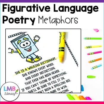 Preview of Figurative Language Activities, Metaphor Poems with Poetry Comprehension