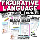 Figurative Language in Poetry BUNDLE | 5 Complete Lessons | L5.5