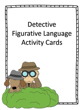 Preview of Figurative Language Activity Cards {FREEBIE!!!}