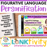 Figurative Language Activity | Personification LINKtivity 