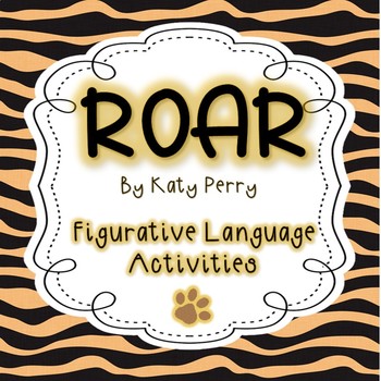 Preview of "Roar" Figurative Language