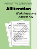Figurative Language: Alliteration Worksheet & Answers