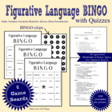 Figurative Language BINGO and Quiz