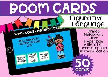 Preview of Figurative Language BOOM Cards