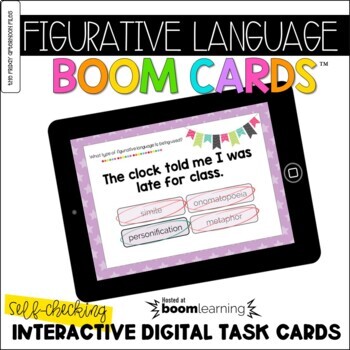 Preview of Figurative Language BOOM™ Cards