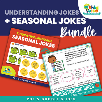 Preview of Figurative Language BUNDLE - Understanding Jokes & Jokes for Each Season